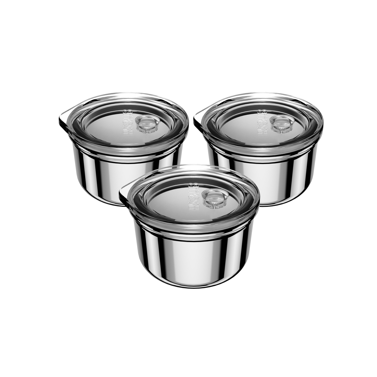 Snack & Dip Container | 3x 60ML | Onyx