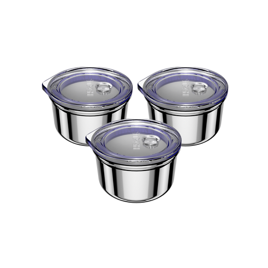 Snack & Dip Container | 3x 60ML | Lilac