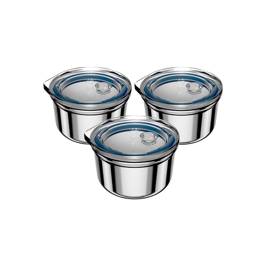 Snack & Dip Container | 3x 60ML | Indigo