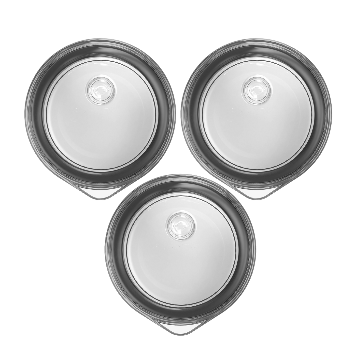 Snack & Dip Container | 3x 60ML | Onyx