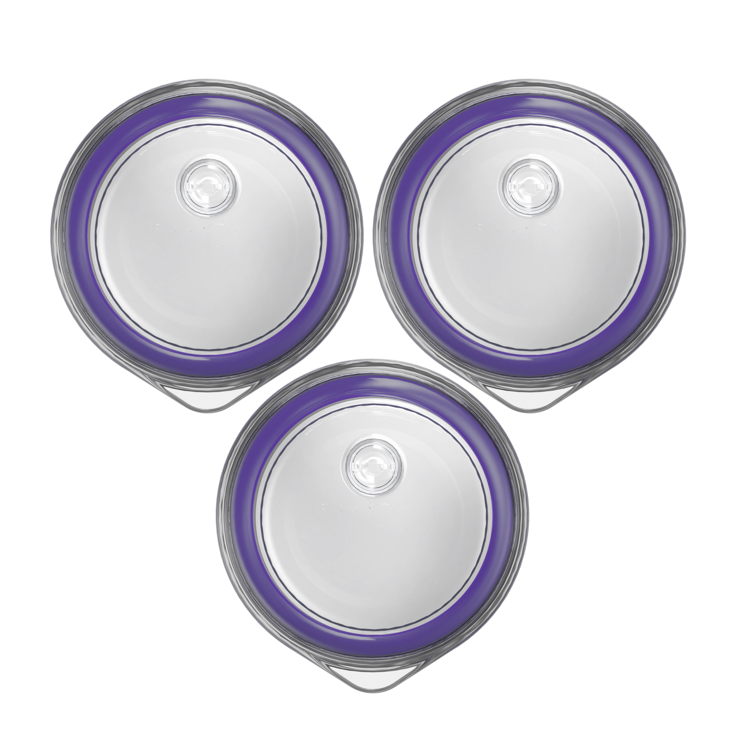 Snack & Dip Container | 3x 60ML | Lilac