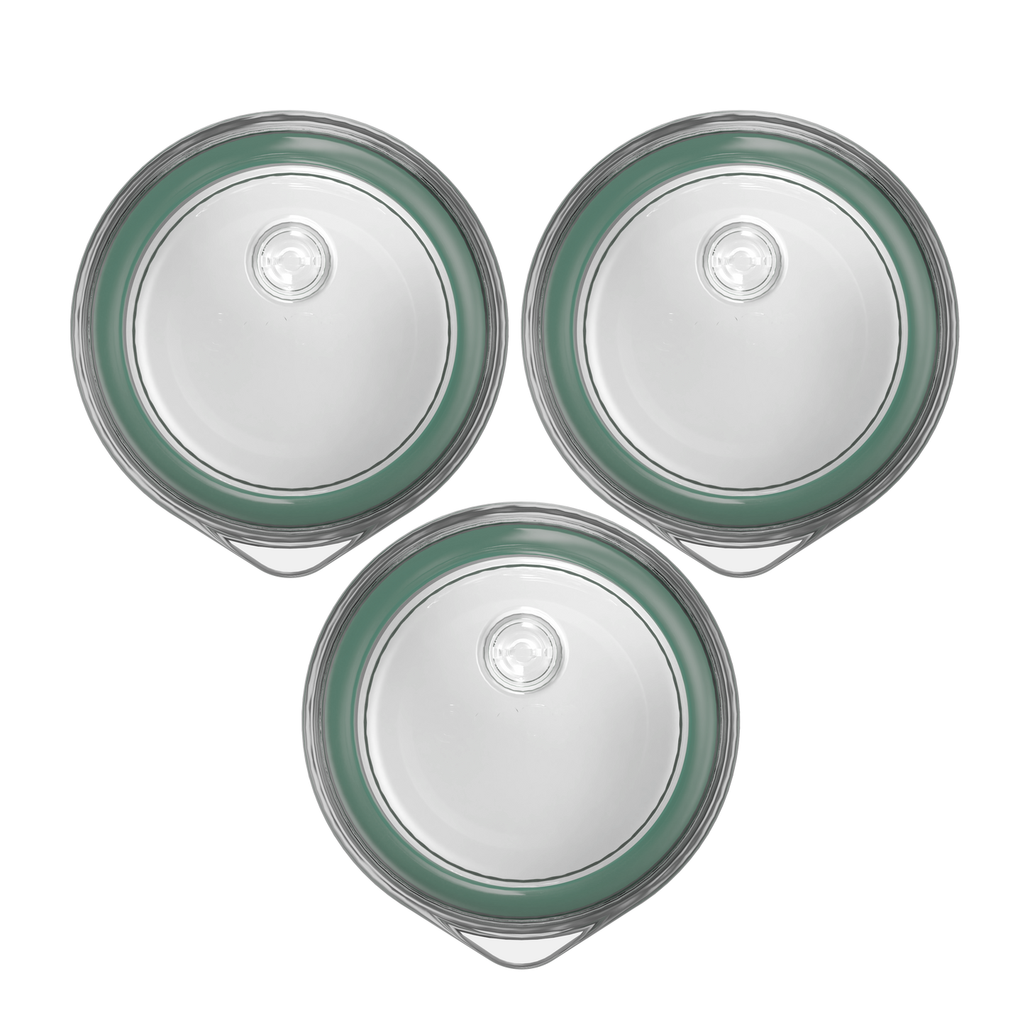 Snack & Dip Container | 3x 60ML | Moss