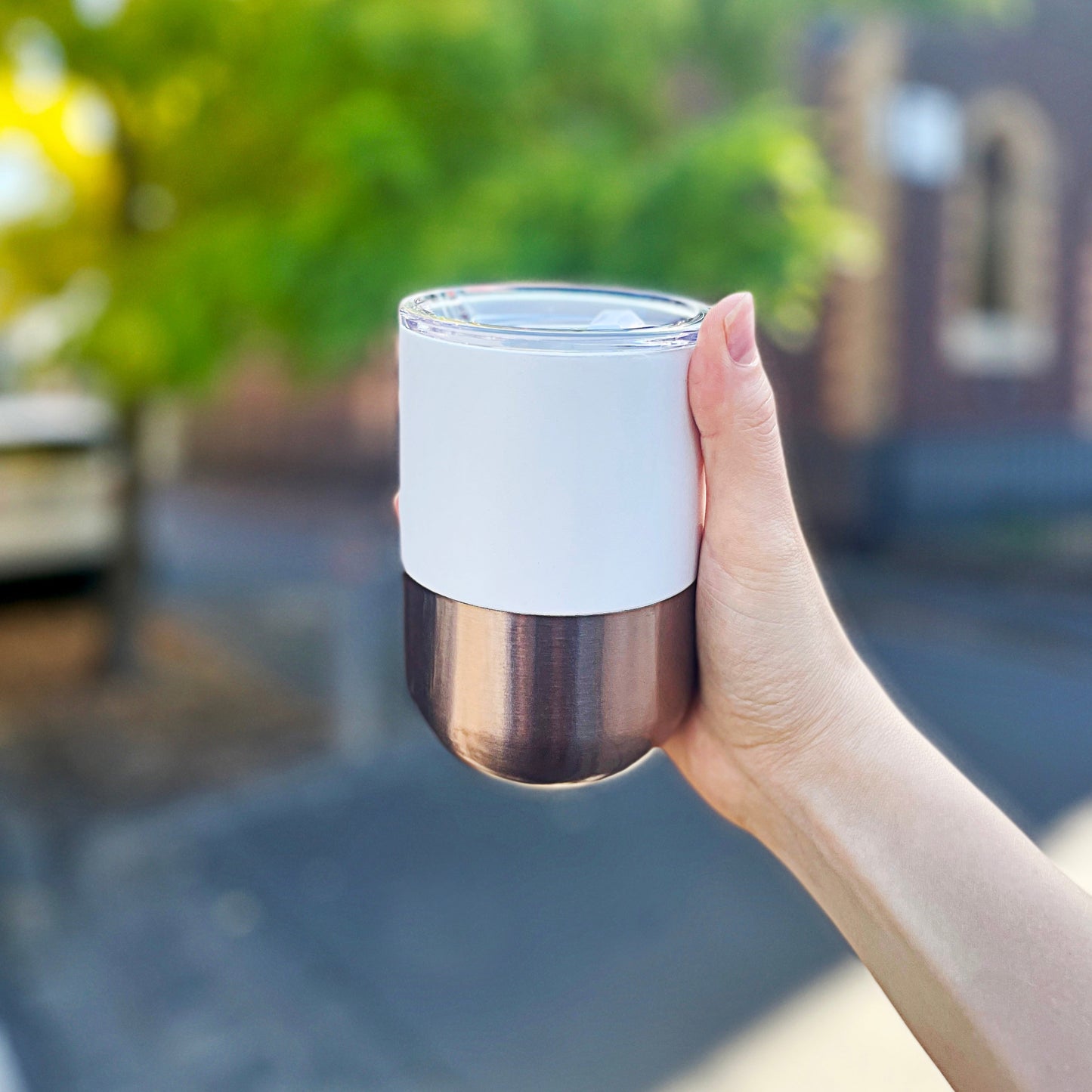 Ceramic Coffee Cup | 240ML | Onyx/Chrome