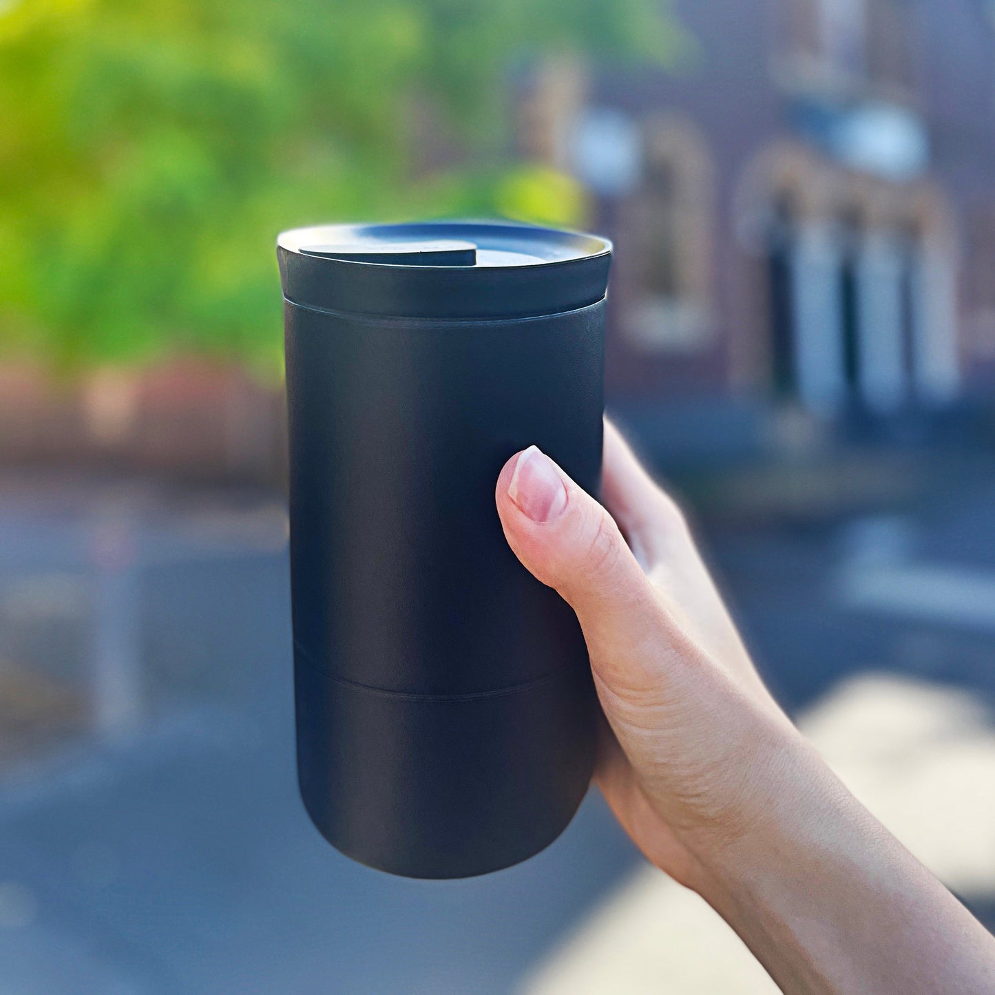 Twist Lock Coffee Cup | 355ML | Indigo