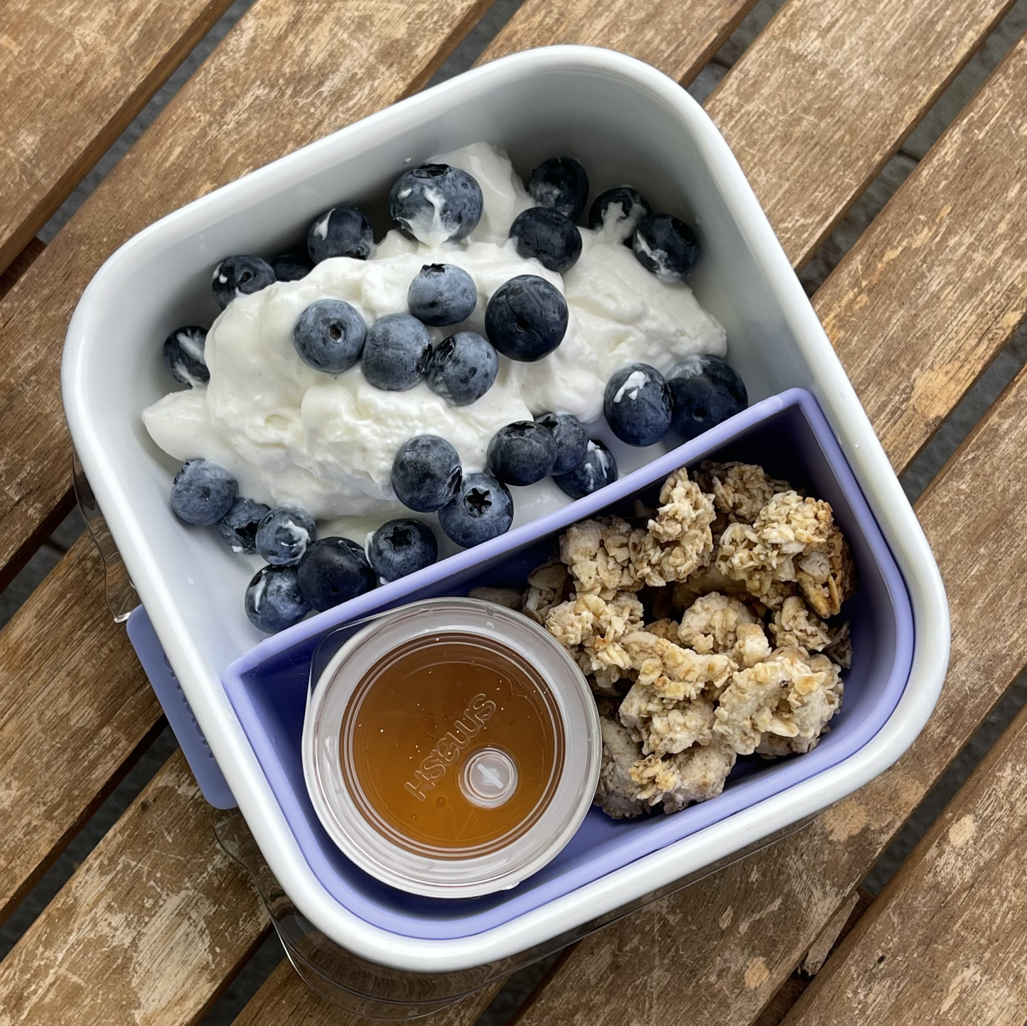 Snack & Dip Container | 3x 60ML | Moss