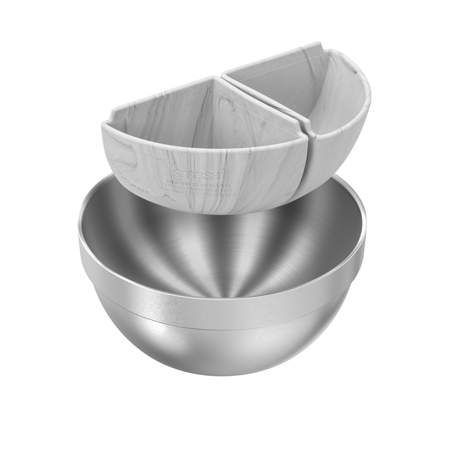 Bento Bowl Silicone Inserts | 2 Pack | White