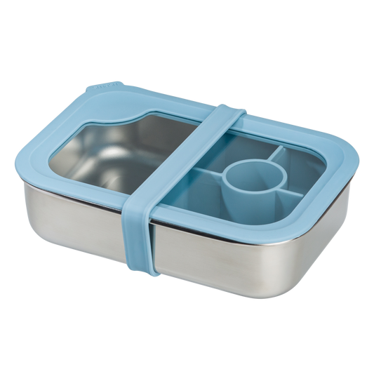 Plastic Free Kids Bento Box | 1.3L | Seafoam