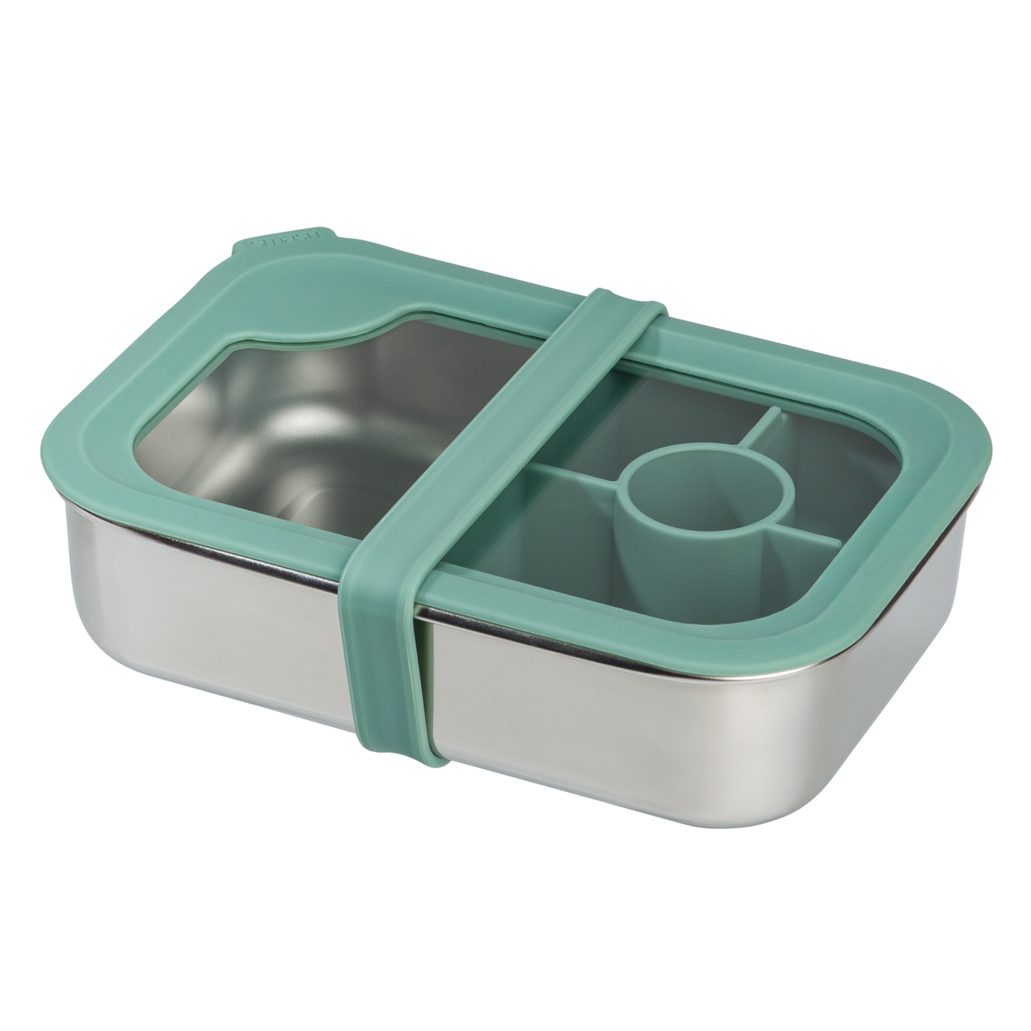 Plastic Free Kids Bento Box | 1.3L | Moss