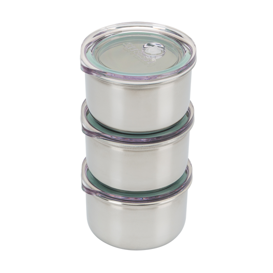 Snack & Dip Container | 3x 60ML | Moss