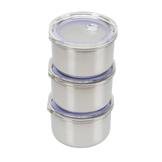 Snack & Dip Container | 3x 60ML | Lilac