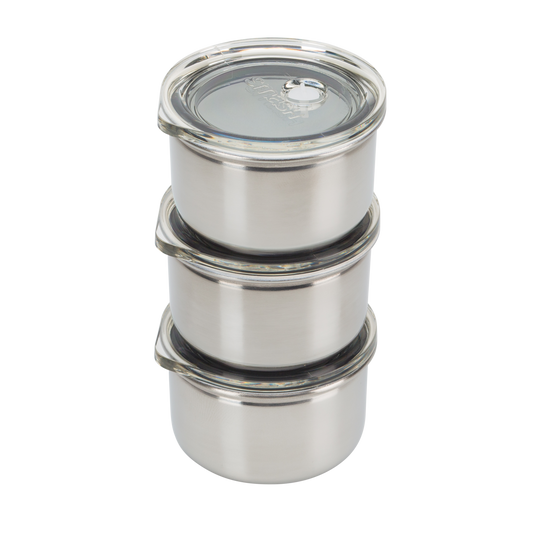 Snack & Dip Container | 3x 60ML | Onyx