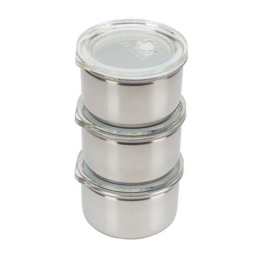 Snack & Dip Container | 3x 60ML | White
