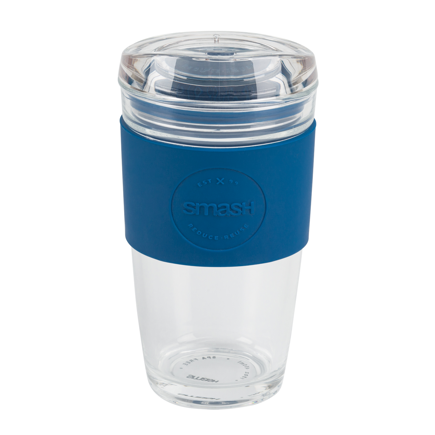 OG Glass Coffee Cup | 450ML | Indigo
