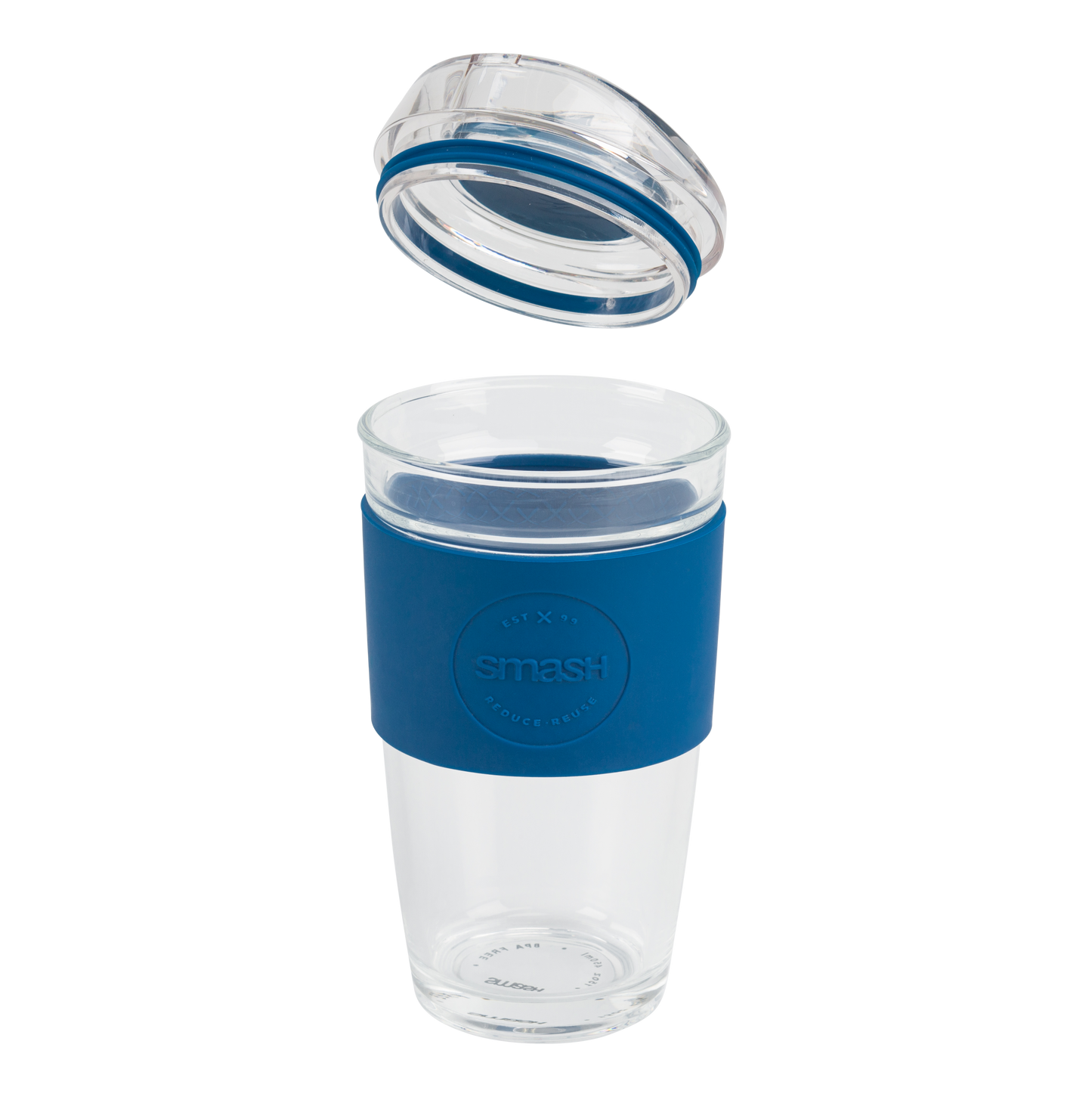 OG Glass Coffee Cup | 450ML | Indigo