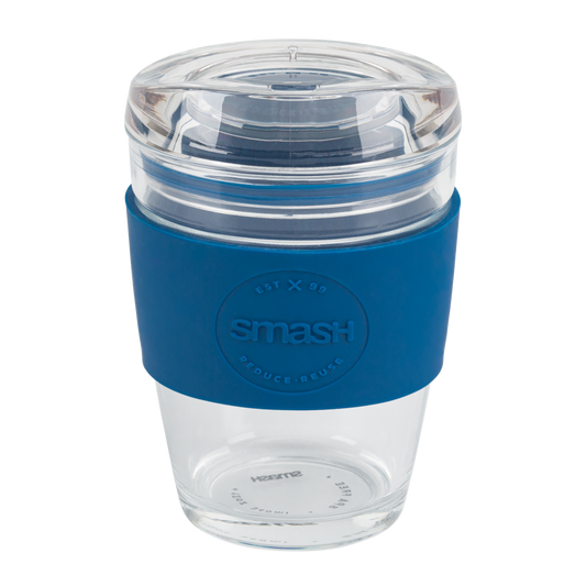 OG Glass Coffee Cup | 340ML | Indigo