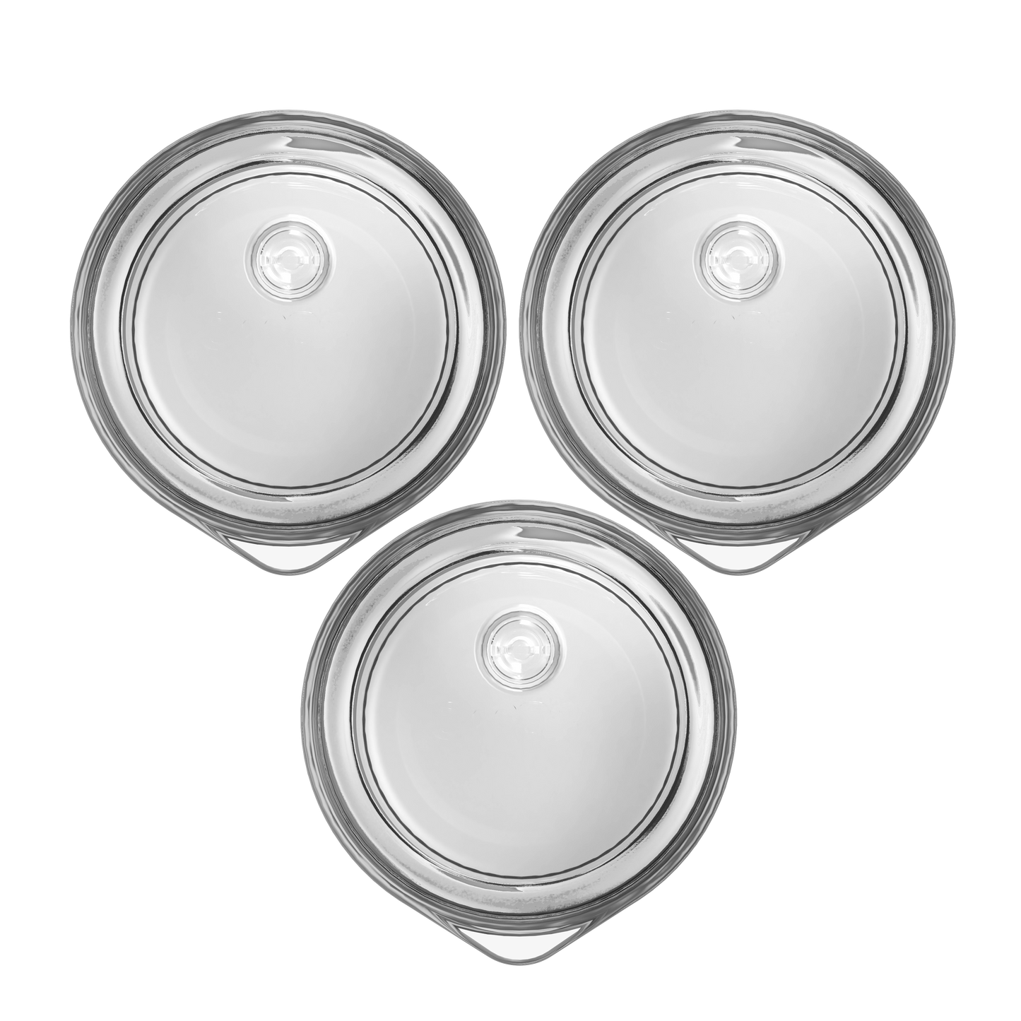 Snack & Dip Container | 3x 60ML | White