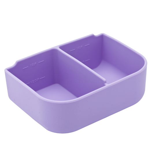 Bento Silicone Insert | 2 Compartments | Lilac