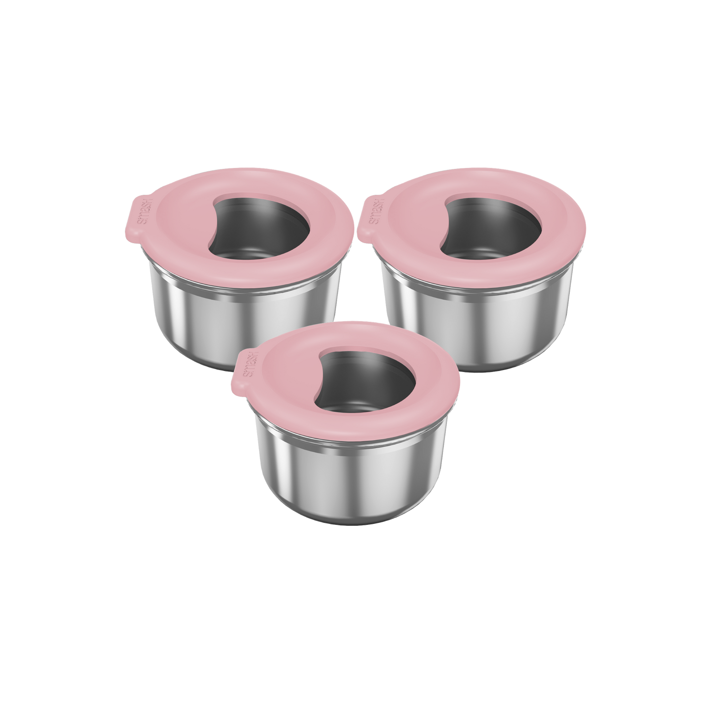 Plastic Free Snack & Dip Pot | 3x 60ML | Orchid