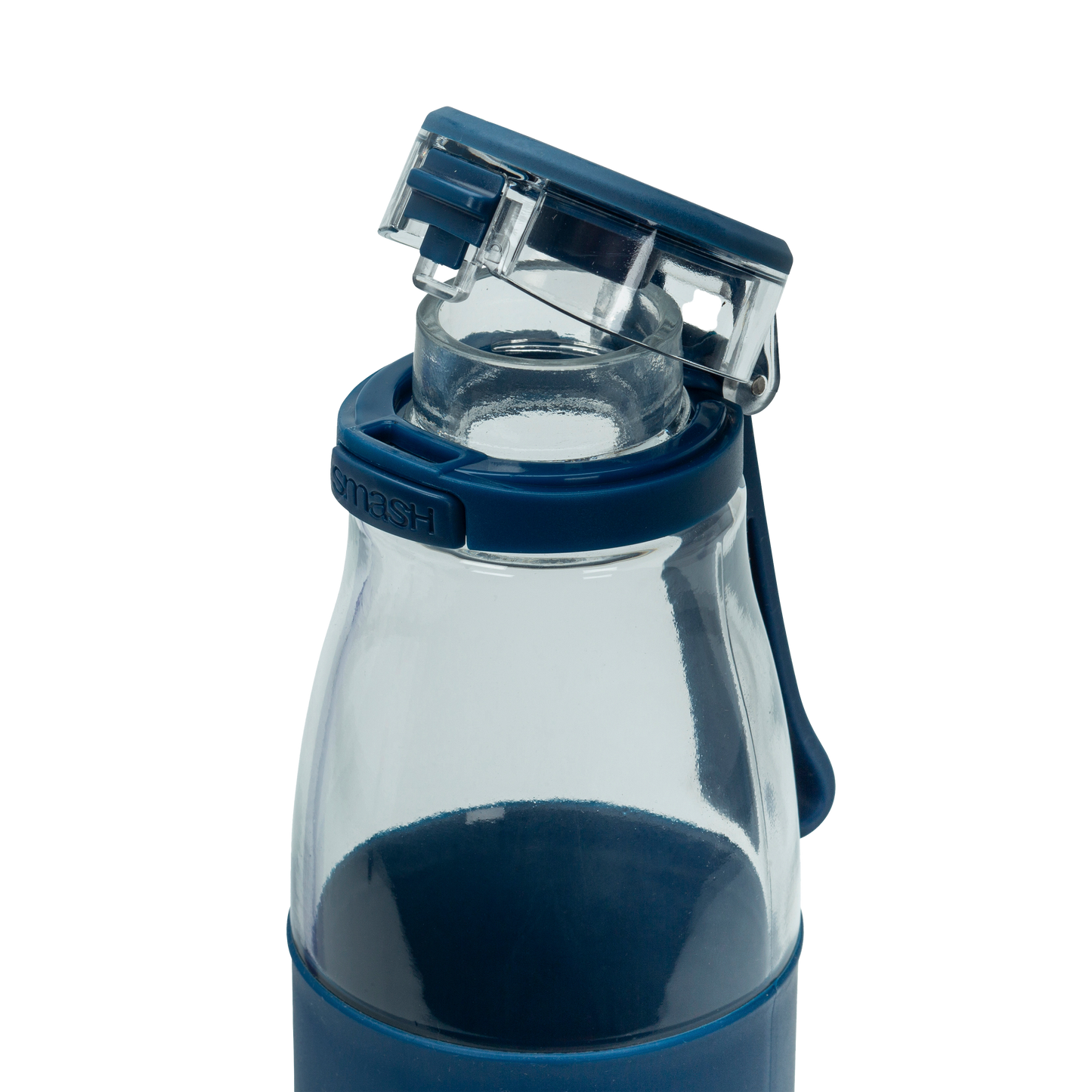 One Touch Glass Bottle 680ML | Indigo